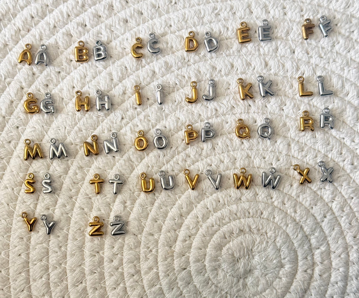 Birthstone Bar Add on Letter Charm