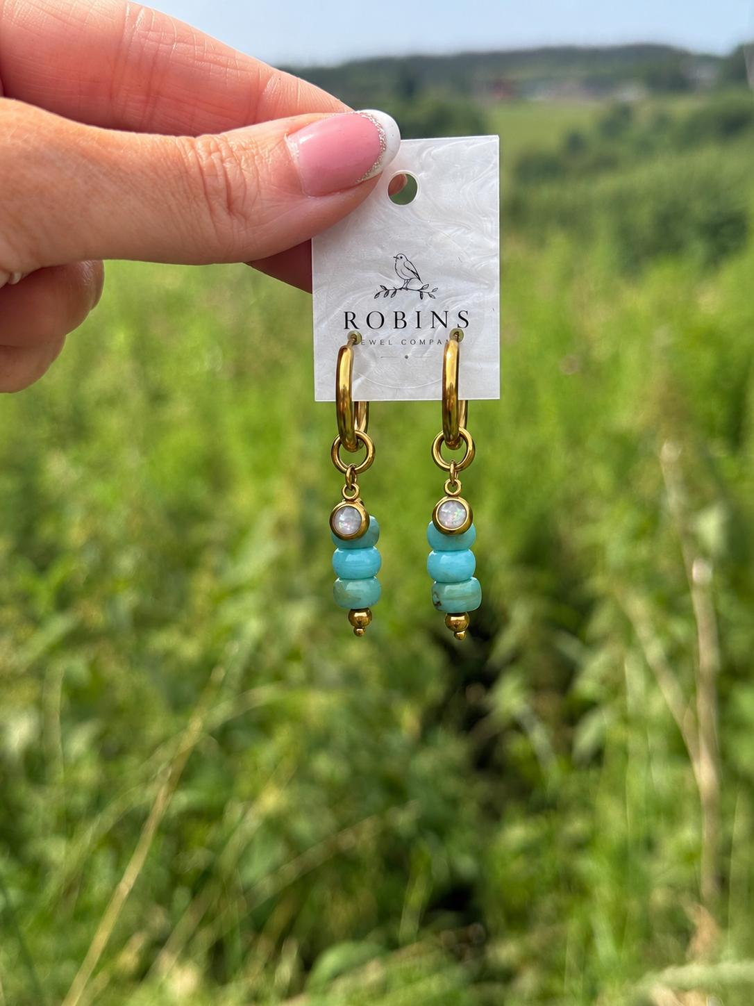 Birthstone Bar Earrings