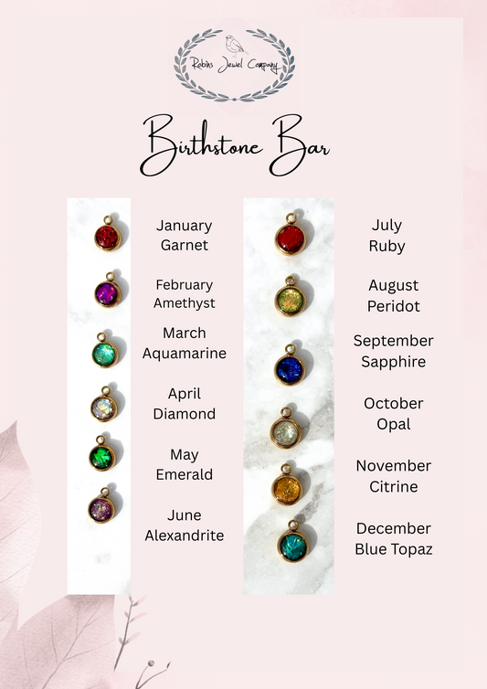 Birthstone Bar Necklace