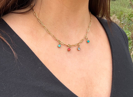 Birthstone Bar Necklace