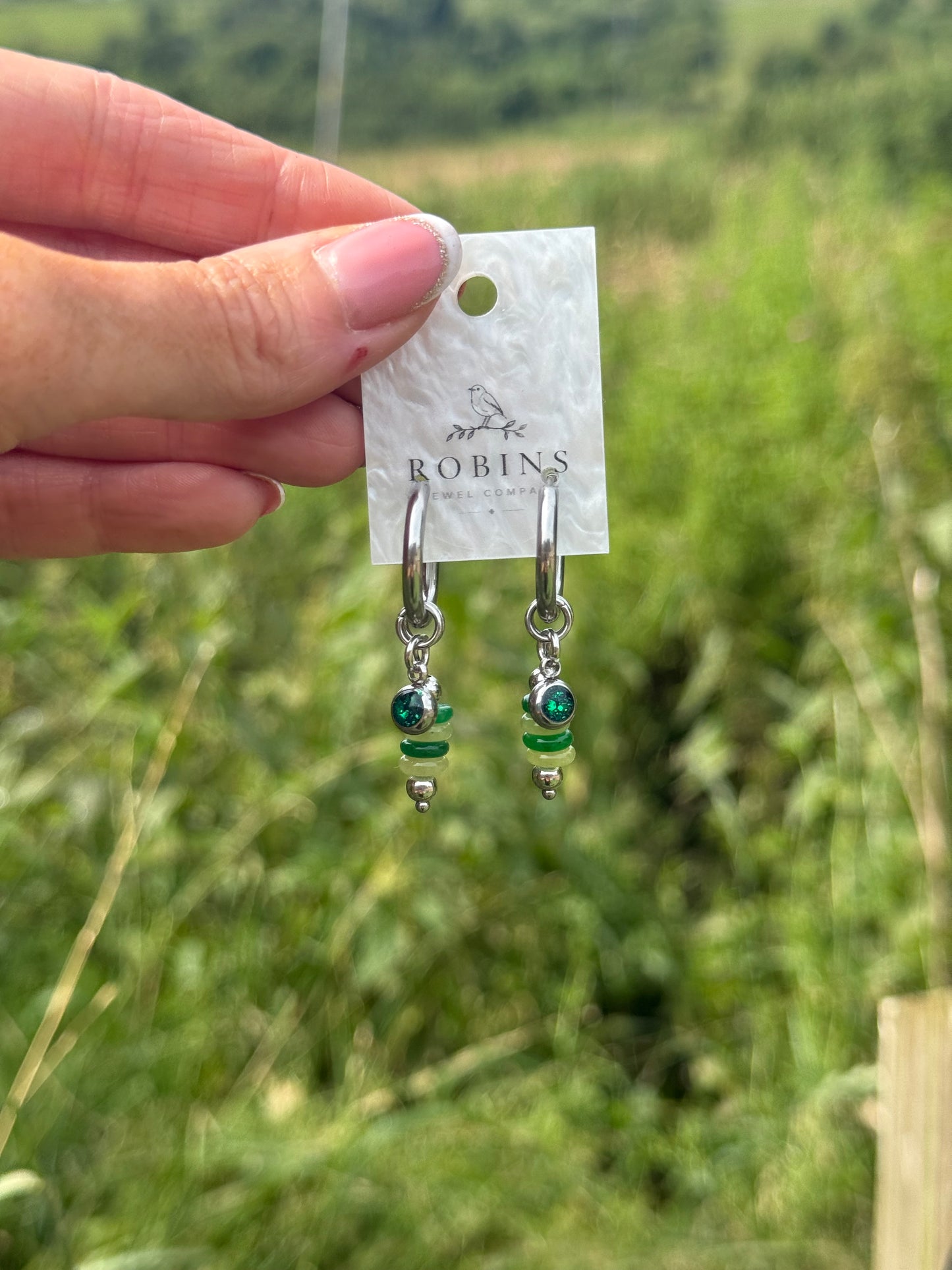 Birthstone Bar Earrings