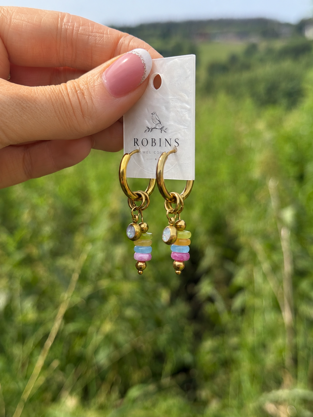 Birthstone Bar Earrings