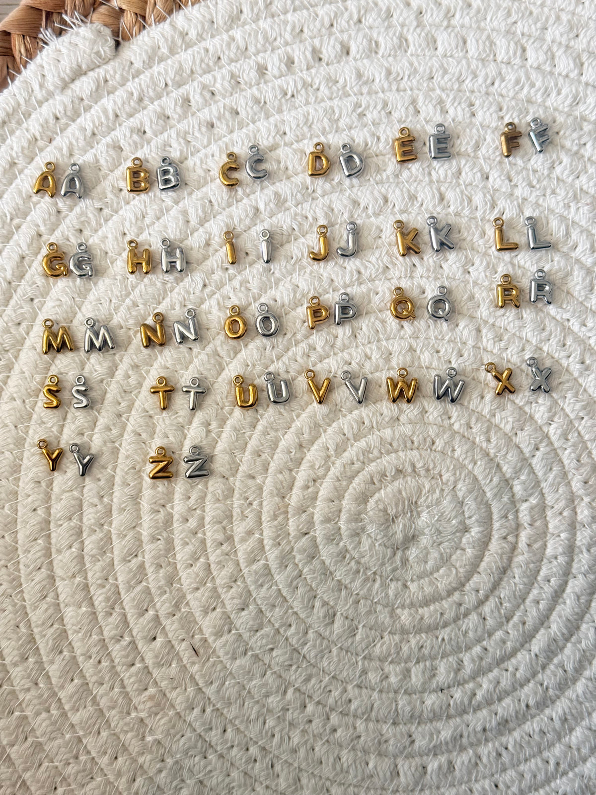 Birthstone Bar Add on Letter Charm